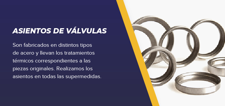 asientos de valvula
